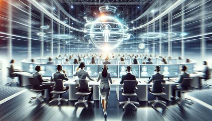 24/7 customer support center for car rental, handling calls, chats, emails, with FAQs and self-service options displayed.